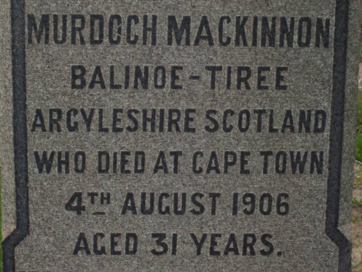 MACKINNON Murdoch -1906