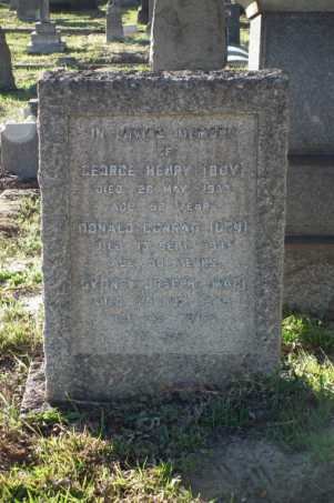 MACGREGOR George Henry -1933 :: MACGREGOR Donald Conrad -1945 :: MACGREGOR Sydney Joseph -1949