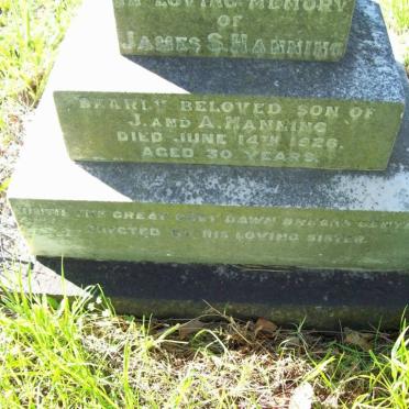 MANNING James S.H. -1926