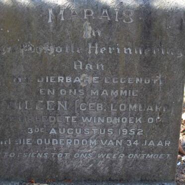 MARAIS Wileen nee LOMBARD -1952