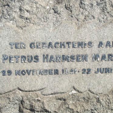 MARAIS Petrus Harmsen 1851-1921 &amp; Johanna Margaretha WESSELS 1861-1934
