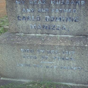 MANIZZA Carlo Dominic -1917