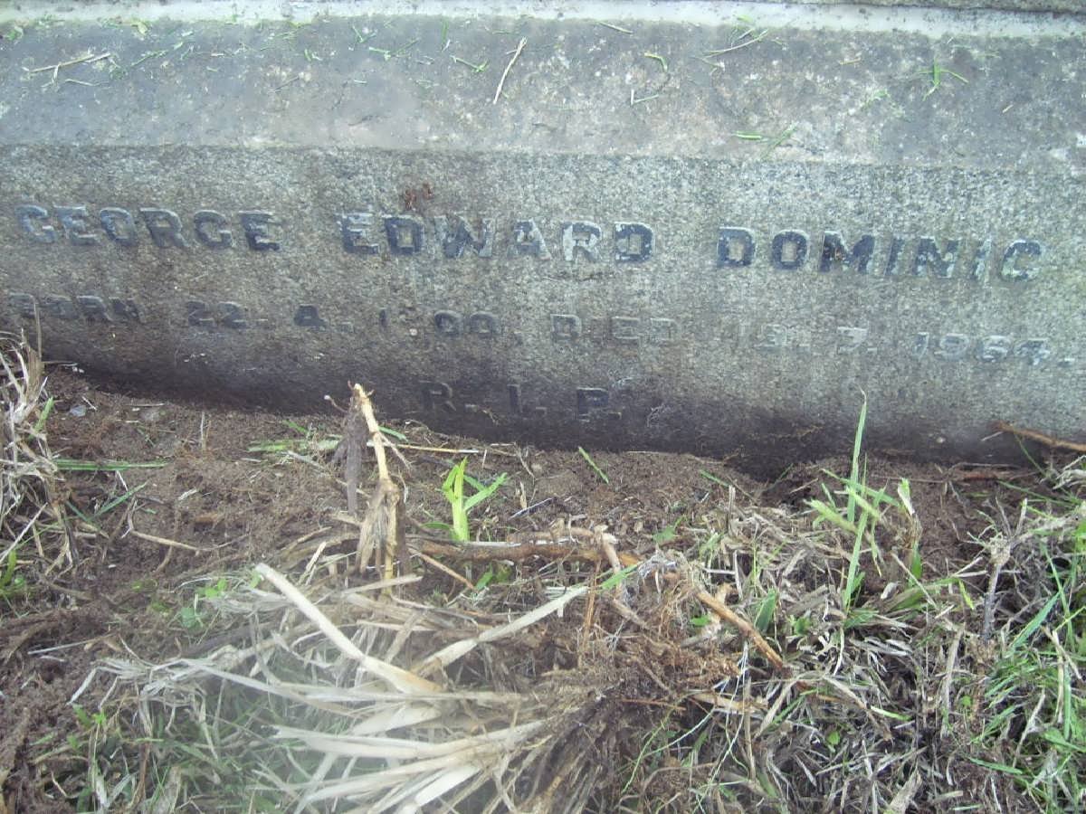 MANIZZA George Edward Dominic 1900-1957