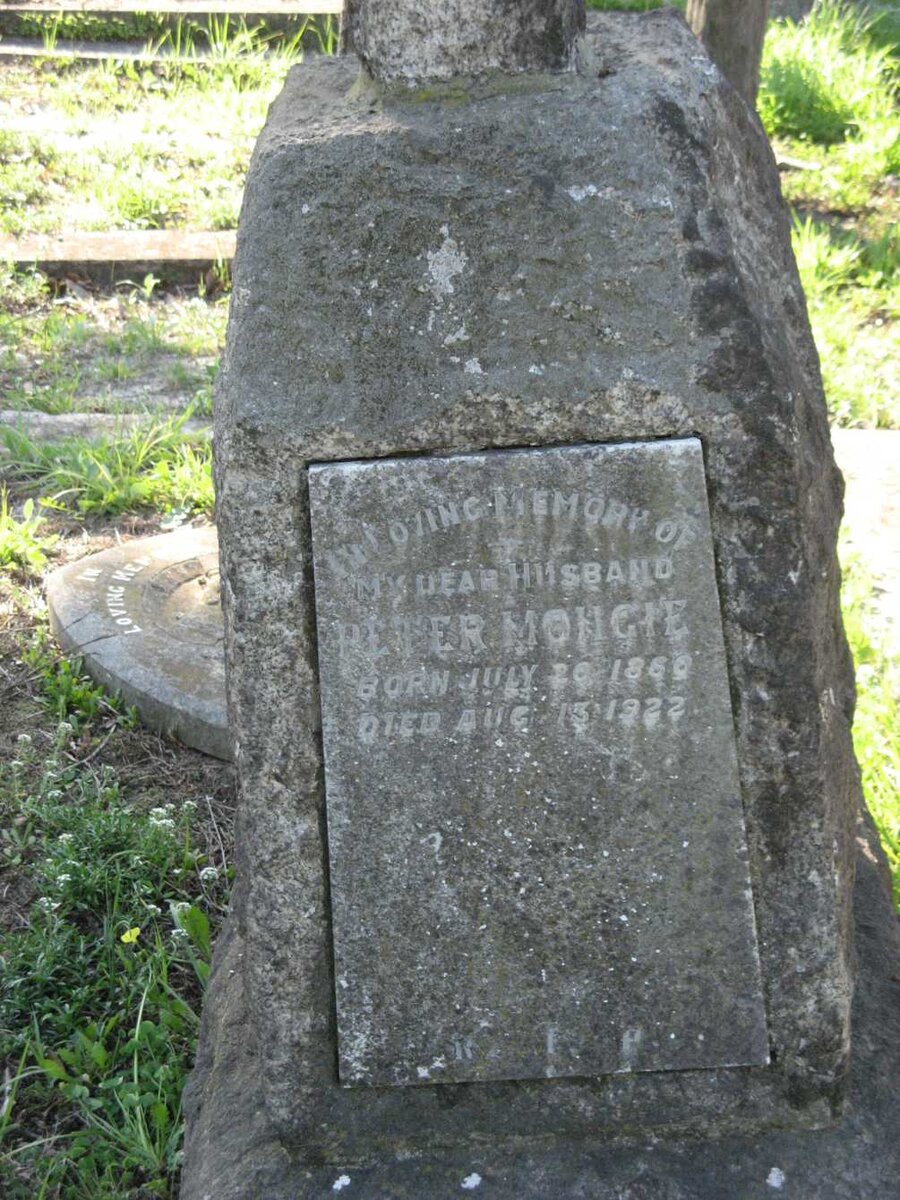 MONGIE Peter 1860-1922