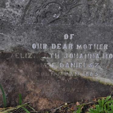 MOHR Elizabeth Johanna nee DANIELSZ 1885-1928