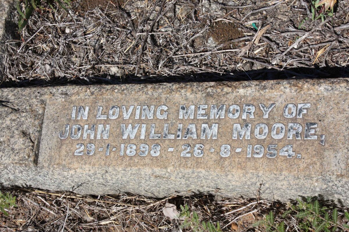 MOORE John William 1898-1954