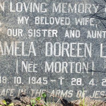 LAU Pamela Doreen nee MORTON 1945-2000