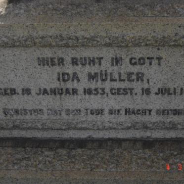 MÜLLER Ida 1953-1948