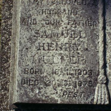 MULLER Samuel Henry 1903-1975