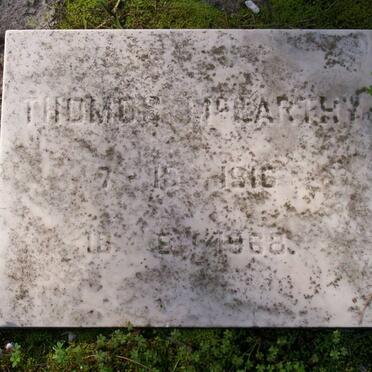 McCARTHY Thomas 1916-1968