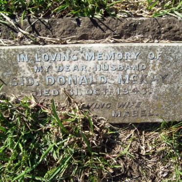 McKAY Sid  Donald -1943