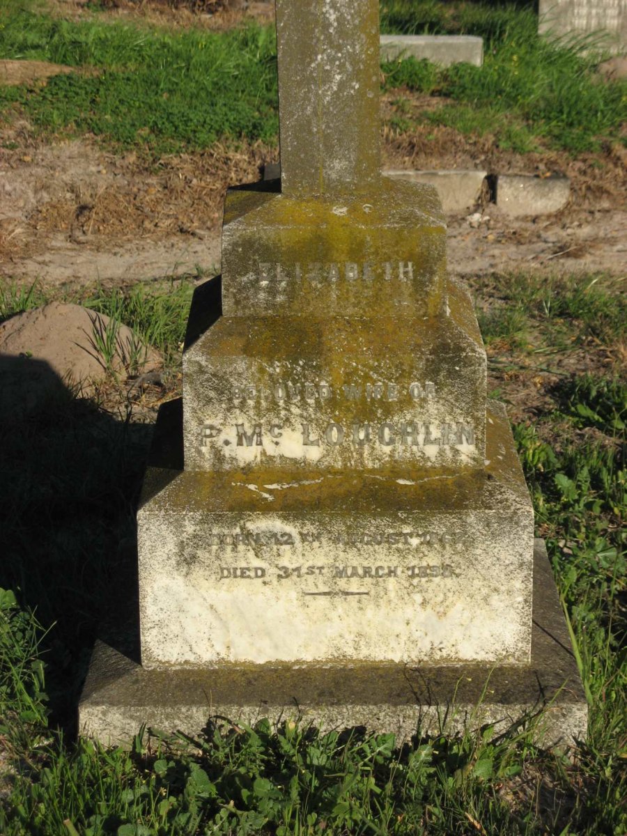 MCLOUGHLIN Elizabeth 1862-1898