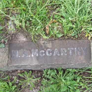 McCARTHY M.A.
