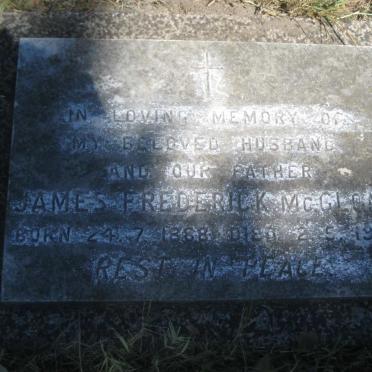 McGLONE James Frederick 1888-1968