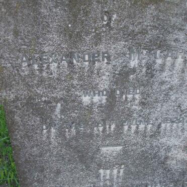 McCAHY Alexander -1922 :: Mc CAHY Frederick William Herbert 1877-1951