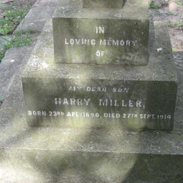 MILLER Harry 1898-1914