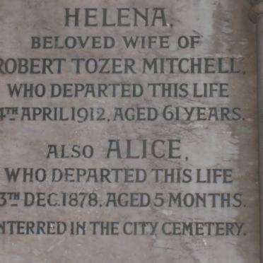 MITCHELL Helena -1912 :: MITCHELL Alice -1878