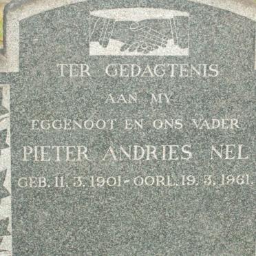 NEL Pieter Andries 1901-1961