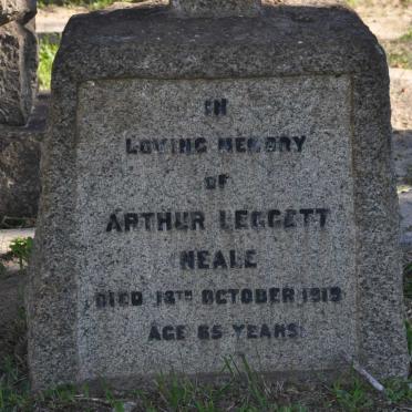NEALE Arthur Leggett -1919
