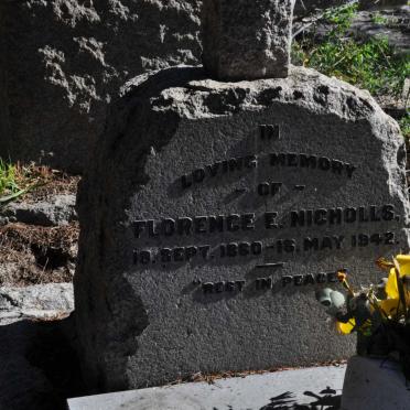 NICHOLLS Florence E. 1860-1942