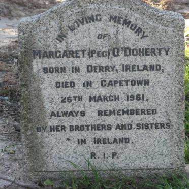 O'DOHERTY Margaret -1961