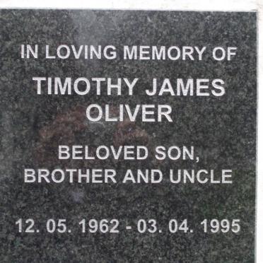 OLIVER Timothy James 1962-1995