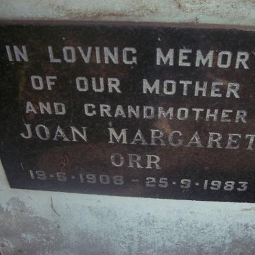 ORR Joan Margaret 1908-1983