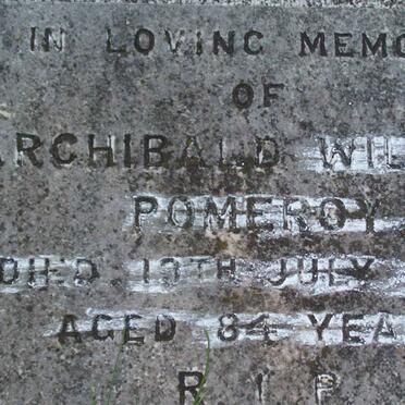 POMEROY Archibald William -1964
