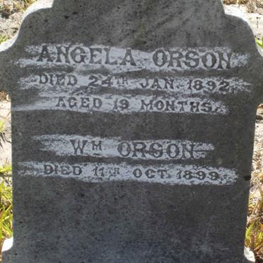 ORSON Wm  -1899 :: ORSON Angela  -1892