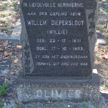 OLIVIER Willem Diepersloot 1931-1953