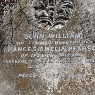 PEARSON John William -1897