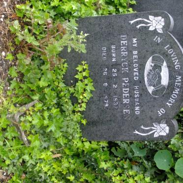 PEDERSEN Derryck 1937-1979