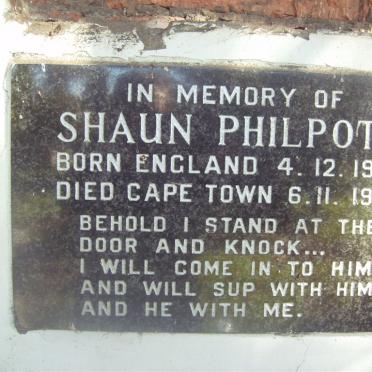 PHILPOTT Shaun 1949-1980