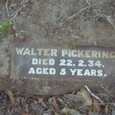 PICKERING Walter  -1934 