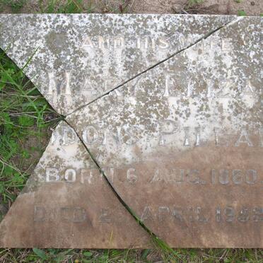 PILLANS Mary Eliza ?dons 1860-1952
