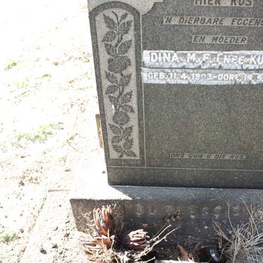 PLESSIS Dina M.E., du nee KUHN 1903-1950