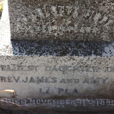 PLA Charlotte Hope, le -1890