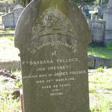 POLLOCK Barbara nee CHESNEY -1916