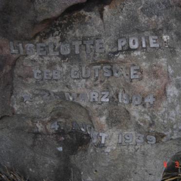 POIET Liselotte nee GUTSCHE 1904-1939