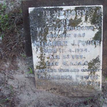 POWER Alexander J. -1934 &amp; Elizabeth