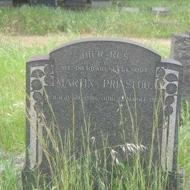 PRINSLOO Martin 1908-195?
