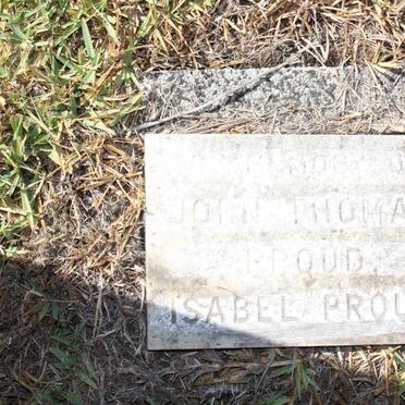 PROUD John Thomas &amp; Isabel