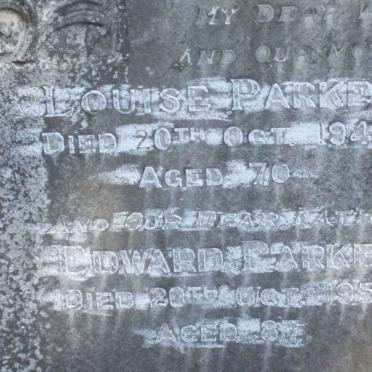 PARKER Edward -1950 &amp; Louise -1947