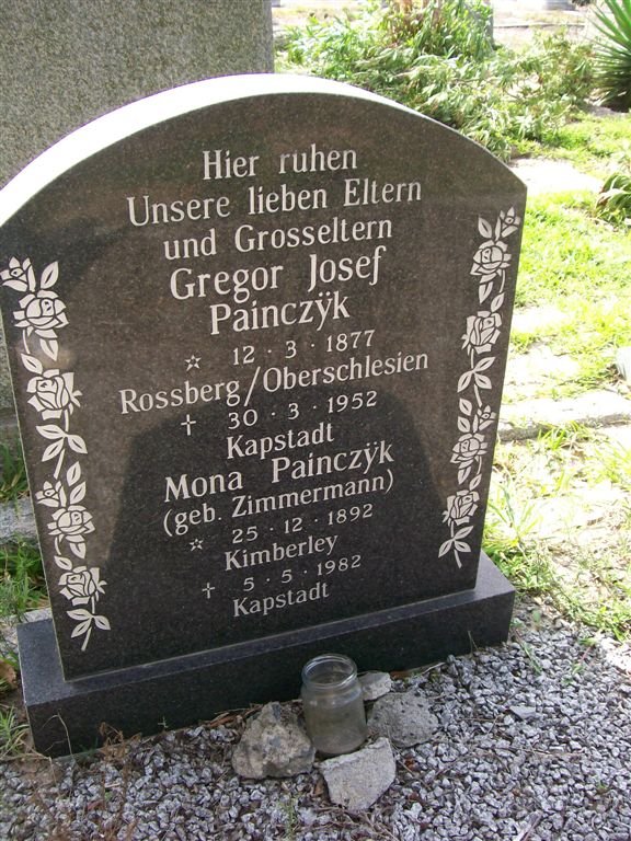 PAINCZYK Gregor Josef 1877-1952 &amp; Mona ZIMMERMANN 1892-1982