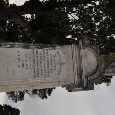 RAVENSCROFT W.A. 1887-1937 &amp; Elsie REES 1891-1983