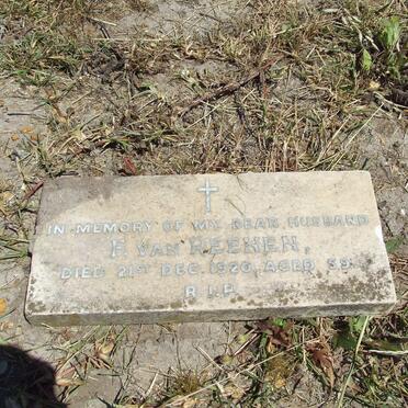 REENEN F., van -1920