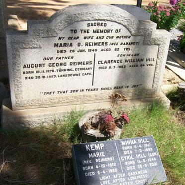 REIMERS :: HILL :: KEMP :: RADANOT