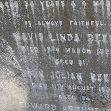 REEVE Mavis Linda -1928 :: REEVE John Julian -1933