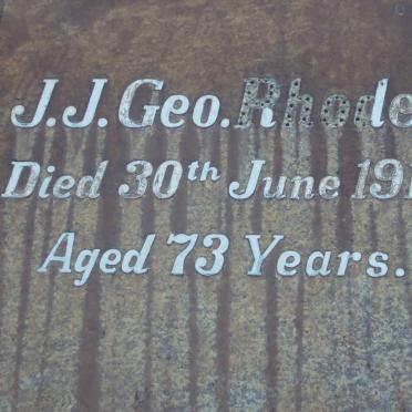 RHODES J.J. Geo. -1917