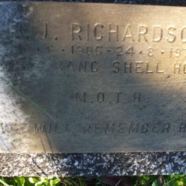 RICHARDSON E.J. 1905-1971